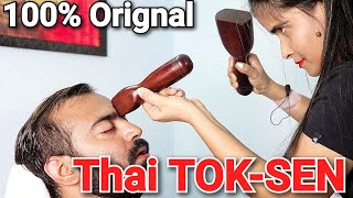 TOK-SEN Head Massage from Thailand - ASMR Cosmic Lady Barber (100% Orignal)
