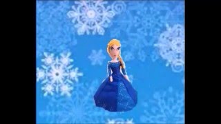 DIY com JAKAS: Boneca Elsa Frozen com roupa de STRASS....Novidade!!!