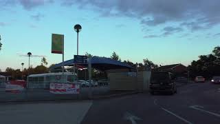 Driving On Sidbury, Bath Road, St Peter's Drive & Abbotsbury Court, Worcester, UK