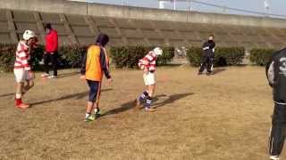 西宮ラグビー37期 練習4-2 2013.12.15