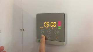 Setting the timer - AOS digital water heater