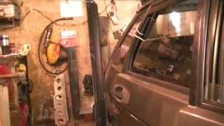 Кузовной ремонт ВАЗ 2109 боковой удар - банан .Часть 1 Рихтовка.BODY REPAIR