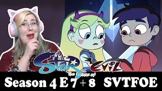 BLOOD MOON CURSE - Star vs the Forces of Evil S4 E 7 and 8 Reaction - Zamber Reacts