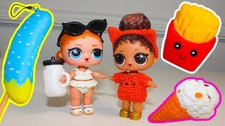 Куклы ЛОЛ Сюрприз Антистресс СКВИШИ Игрушки для детей Распаковка Видео для детей