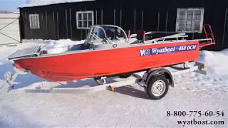Wyatboat 460 DCM с палубой книжкой и покраской в 2 цвета