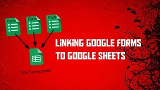 Linking google forms to google sheets - 2 minutes!