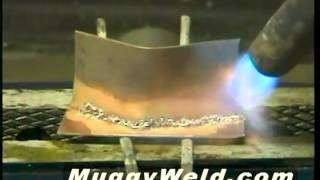 Reparación en latón con pasta de soldadura de plata