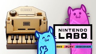 Nintendo LABO Klavier bauen & ? KÄTZCHEN!