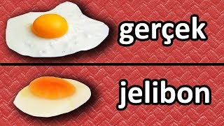 Gerçek Yiyecek VS. Jelibon Yiyecek - Yemeli Kapışma