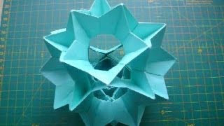 Оригами Кусудама Электра Сборка Кусудамы Без Клея (ч.2) Kusudama Electra 2