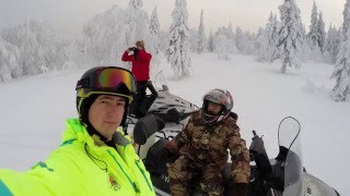 Путешествие на г. Старик Камень на снегоходах Yamaha Viking 540 IV