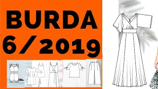 Burda 6/2019 EARLY PREVIEW + LINE DRAWINGS