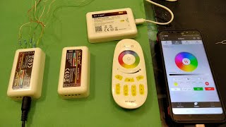Контроллер led RGBW Mi-Light WiFi iBox Controller Тонкости настройки как подключить телефон и пульт