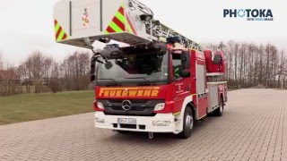 Aktive Nachwuchsförderung bei der Feuerwehr Brinkum - Ein Storchennest wird aufgebaut