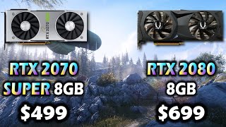 RTX 2070 SUPER vs RTX 2080 | Intel Core i7 9700K | 1080p 1440p 4K Benchmark