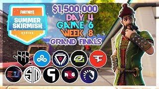 $1,500,000 ?Grand Final Summer Skirmish? Day 4/Game 6(Ninja Strafeshot Drnkie Daequan)(Fortnite)