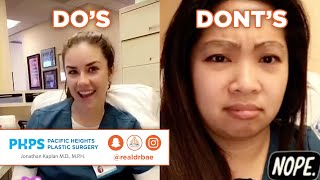 *BREAST SURGERY* Do's and Don'ts!! - Post-Op | Pacific Heights Plastic Surgery – Dr Bae!