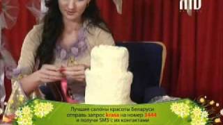 Золушка - торт из полотенец сжатый