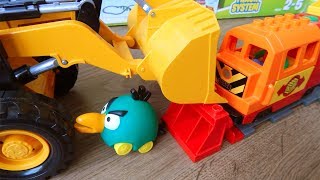Машинки игрушки. Про поезда мультики Город машинок 269: Экскаватор. Мультики для детей про Машинки