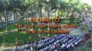 Lễ chào cờ tại Học viện Hành chính cơ sở TP. Hồ Chí Minh