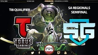 TORUS GAMING vs SG - 2 - Semifinal SA QUALIFIER TI8 - @Viciuslab