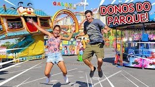 VIRAMOS DONOS DE UM PARQUE DE DIVERSÃO POR UM DIA! - KIDS FUN