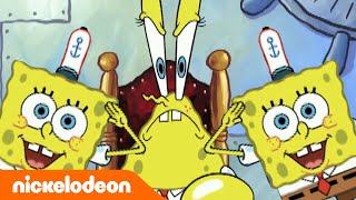 Bob Esponja | Imitando todo mundo | Nickelodeon em Português