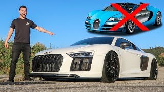 THIS AUDI R8 IS FASTER THAN A BUGATTI!