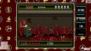 Namco Museum - Splatterhouse Challenge Mode [70,200 points]