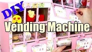 DIY Squishy Vending Machine Tutorial Cardboard Homemade