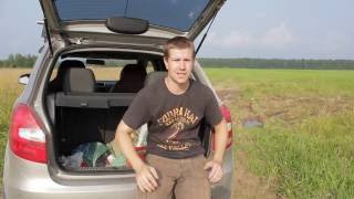 skoda fabia 2 - аквариум в багажнике.