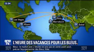 Et maintenant, où les Bleus vont-ils partir en vacances ?