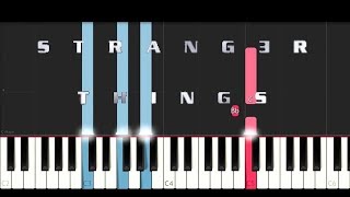 Stranger Things 2 - Eulogy (Piano Tutorial)