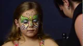 Schmetterling schminken mit Kiomi Kids / Kinderschminken Anleitung