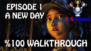 The Walking Dead Season 1 - %100 Trophy / Achievement Walkthrough - Episode 1 A New Day