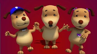Собаки палец семья | Дети и ребенка рифмы | Finger Family Song | Dogs Finger Family | Kids Song