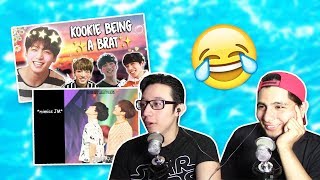 GUYS REACT TO BTS 'Jungkook Being a lil Brat'