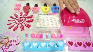 Barbie Nail Art Fashion Set ? Mainan Anak Riasan Kuku Cantik ? Let's Play Jessica Jenica
