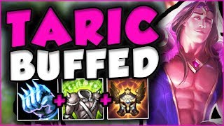 WHY DID RIOT BUFF TARIC THIS MUCH? NEW OP TOP PICK! NEW TARIC TOP GAMEPLAY - League of Legends
