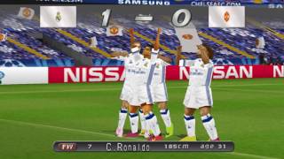 WINNING ELEVEN 2017 (PS1) Real Madrid vs Manchester United (Rematch) HD