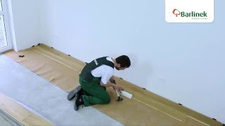 Укладка паркетной доски Barlinek на подложку. Видео инструкция.