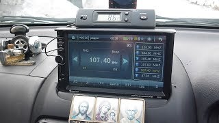 2 DIN магнитола  в Nissan AD 11 кузов, установка.