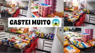 COMPRA DO MÊS ATACADÃO// ORGANIZEI NOS ARMÁRIOS, MOSTREI TUDO (FEVEREIRO)