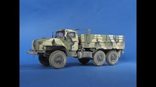 Урал-4320. Звезда 1:35. Ural-4320 ZVEZDA 1:35.
