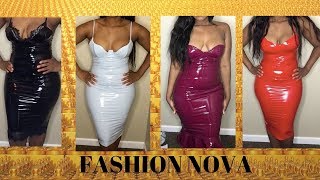 ME VS FASHION NOVA MODELS !  LATEX DRESSES....GOOD OR BAD?