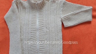 Вязание кофты спицами на девочку. Часть 1/4 Вяжем спинку.  Knitting(Hobby)