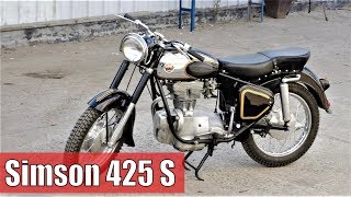 Мотоцикл Simson AWO 425 S. Восстановлен мотоателье Ретроцикл