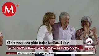 Pavlovich cambia abucheos por aplausos en evento de AMLO