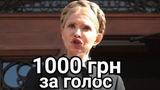 1000 грн за голос от Юлии Тимошенко на выборах 2019 | Зе Президент Слуга Народа Коломойского