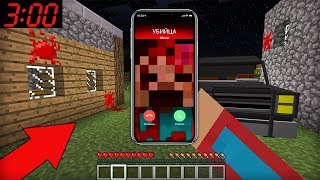 КТО ЗВОНИТ МНЕ НА ТЕЛЕФОН В 3 ЧАСА НОЧИ В МАЙНКРАФТ 100% ТРОЛЛИНГ ЛОВУШКА MINECRAFT СТРАШНЫЙ ЗВОНОК